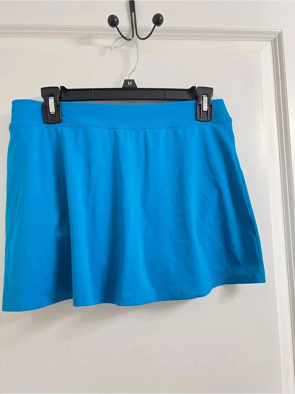 L.L. Bean Women's 10 Regular Swim Skirt Blue Built In Brief BeanSport Swimsuit